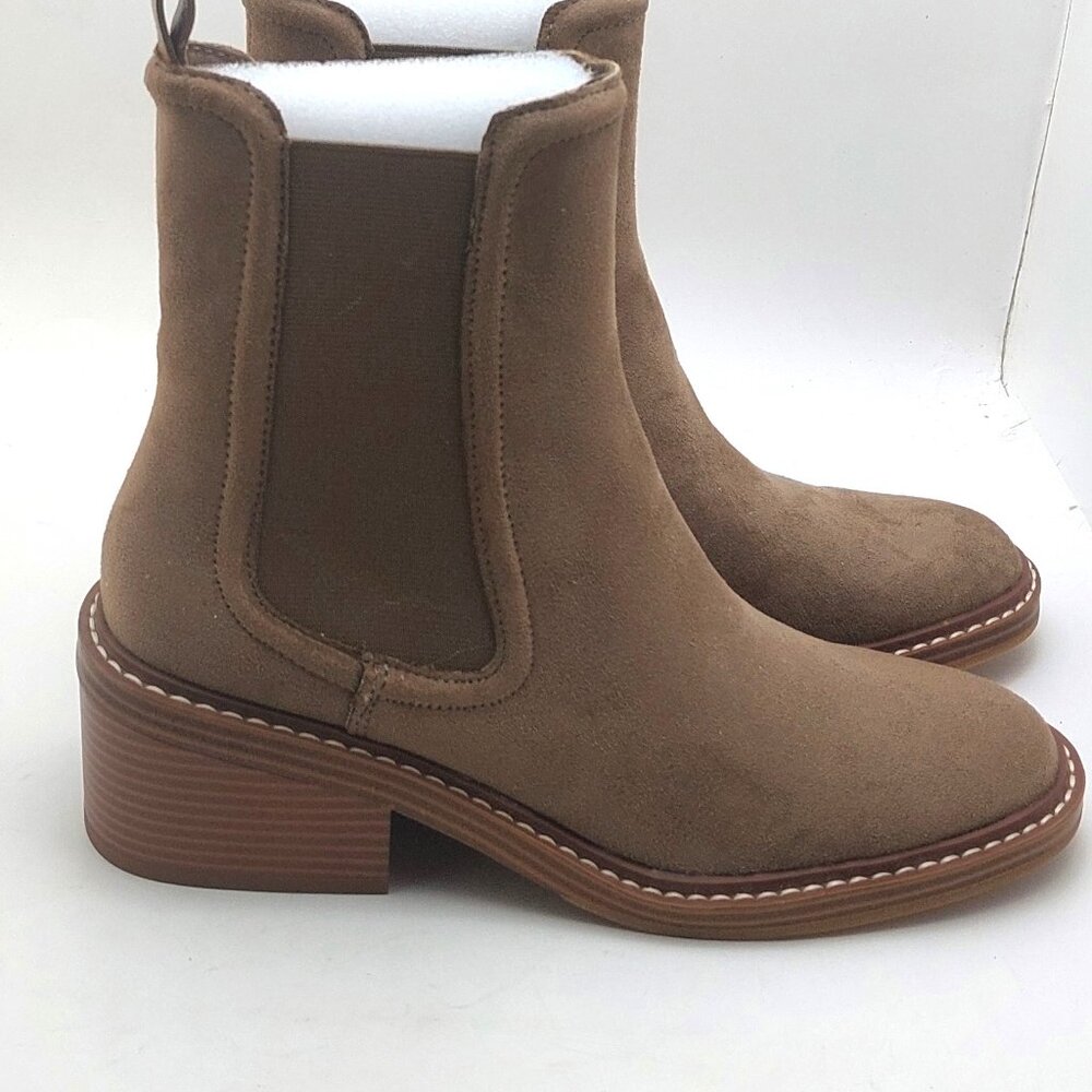 STEVEN NEW YORK Cabell Chelsea Boot In Tan for women